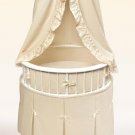 Ecru Waffle Elite™ Oval Baby Bassinet Item # 00854