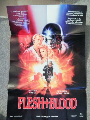 Flesh Blood Video Dealer 36 X 24 Poster 1985 Rutger Hauer Jennifer Jason Leigh