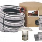 6"x 25' Single Ply Stainless Steel Liner Kit