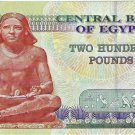 EGYPT Египет Ägypten EGYPTE 200 POUND POUNDS FOR SALE UNC 200 EGYPTIAN BANKNOTE