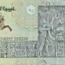 EGYPT 20 POUNDS  20 EGYPTIAN POUND NOTE UNC.