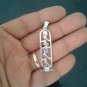 Egyptian Personalized custom Name Hieroglyphic genuine Silver cartouche pendant