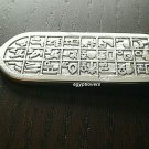PERSONIFIED CUSTOM NAME WIDE CARTOUCHE GENUINE SILVER &GOLD LETTERS E ALPHABET