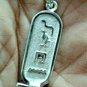 PUT YOUR NAME EGYPTIAN PERSONALIZED GENUINE SILVER DOUBLE FACE CARTOUCHE PENDENT