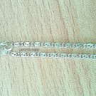 REAL SILVER CHAIN EGYPTIAN JOINED SCARABS GENUINE RAMSESS STYLE MEMPHIS NICKLES