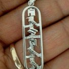 Personalized custom Name Hieroglyphic genuine Silver or gold letters cartouche p