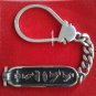 PERSONIFIED PERSONALIZED HIEROGLYPHIC CUSTOM NAME REAL SILVER CARTOUCH KEYCHAIN