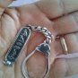 PERSONIFIED PERSONALIZED HIEROGLYPHIC CUSTOM NAME REAL SILVER CARTOUCH KEYCHAIN