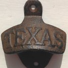 10pc Lot Texas Bottle Openers Rustic Cast Iron Wall Mount Lone Star State Man Cave Beer