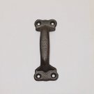 6pc Small Cast Iron Rustic Handles Drawer Pull for Gate Barn Door or Cooler