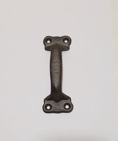 Small Cast Iron Rustic Handles Drawer Pull for Gate Barn Door or Cooler