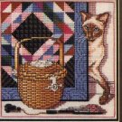 in PDF FILE CATS Vintage Collection BASKETS&QUILTS Amish Nantucket Cross Stitch Pattern