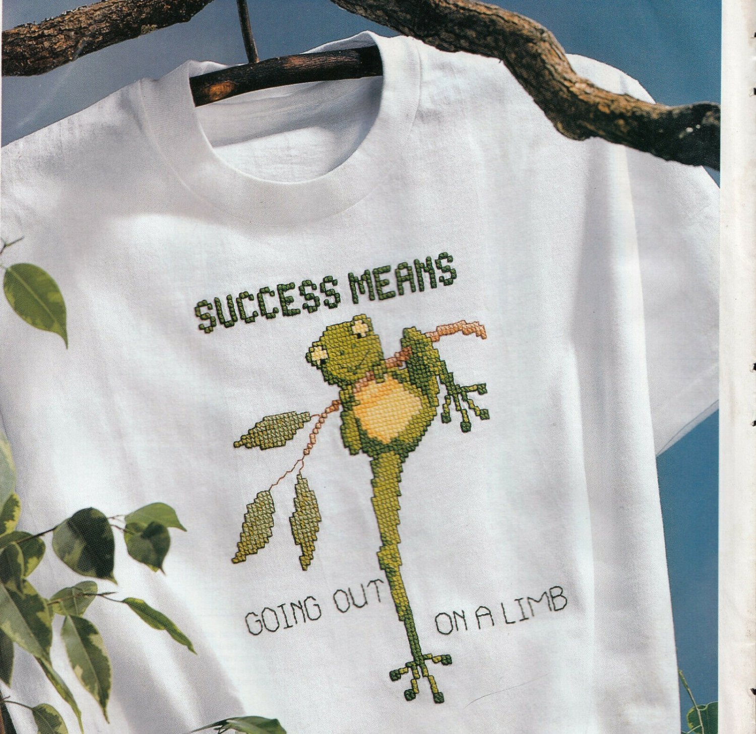 PDF FILE SUCCESS MEANS OUT OF THE LIMB FROG CROSS STITCH PATTERN