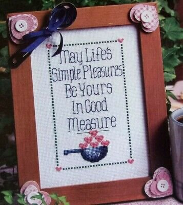 PDF FILE LIFE'S SIMPLE PLEASURES VINTAGE 60s CROSS STITCH PATTERN