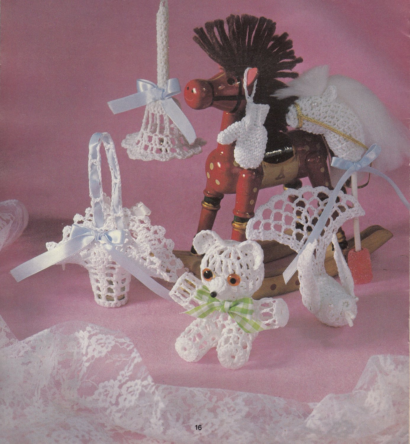 PDF FILE VICTORIAN DESIGN FOR BABY SHOWER (IT'A GIRL!!!)CROCHET ORNAMENTS PATTERNS