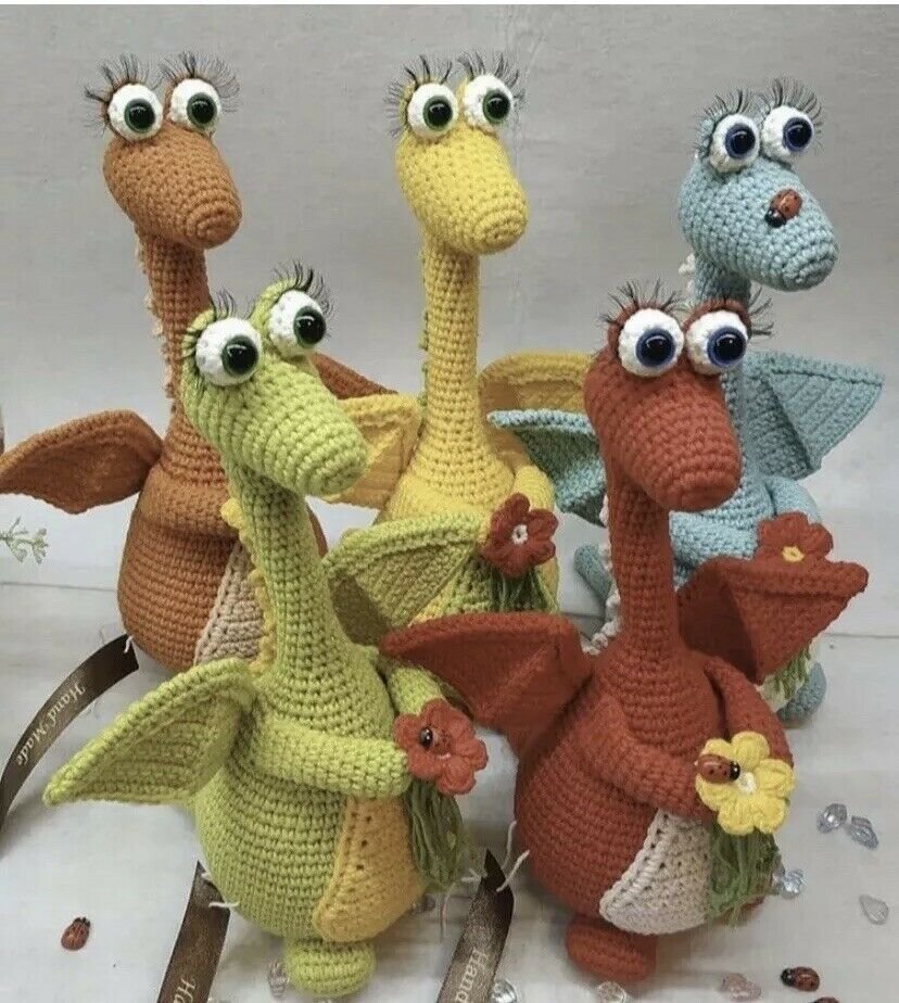 PDF FUNNY COLORFUL BABY TÐY/PLÐYTHING CROCHET PATTERN