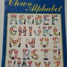 PDF FILE CLOWN ALPHABET- Very Colorful & Cute--Counted Cross Stitch Pattern