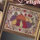 PDF FILE harvest delight vintage 60s cross stitch pattern