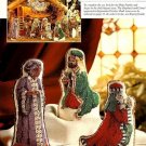 PDF FILE elegant nativity figures  VINTAGE CROSS STITCH PATTERN