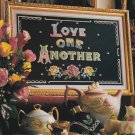 PDF FILE ONLY LOVE ONE ANOTHER VINTAGE Cross-Stitch Pattern