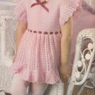 PDF FILE  little girl  shell dress vintage crochet pattern instructions