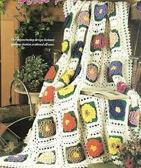 PDF FILE  ZonnasLE  ONLY Garden of the Zonnias Afghan  VINTAGE  CROCHET PATTERN