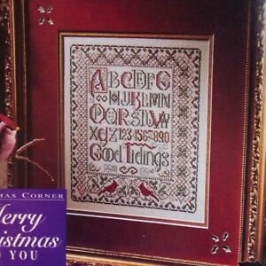 PDF FILE Cardinal Sampler, VINTAGE CROSS STITCH PATTERN, Lovely Christmas