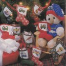 PDF FILE  VINTAGE stocking ornaments for boys CROSS STITCH PATTERN ONLY