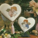 PDF FILE  VINTAGE Heavenly Angel  Boy & Girl Ornaments CROSS STITCH PATTERN CHARTS
