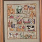 PDF FILE  VINTAGE My Heart Is In The County  CROSS STITCH PATTERN INSTRUCTIONS