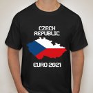CZECH REPUBLIC 2021 Football Euro T-Shirt Mens Tee Shirt Supporters