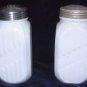 PR White Milk Glass Vitrock Tall Fire King Shakers