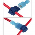 20/40Pcs T-Tap Wire Connectors Quick Electrical Cable Connectors Snap Splice