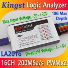 Kingst LA1010 USB Logic Analyzer 100M max sample rate,16Channels,10B samples