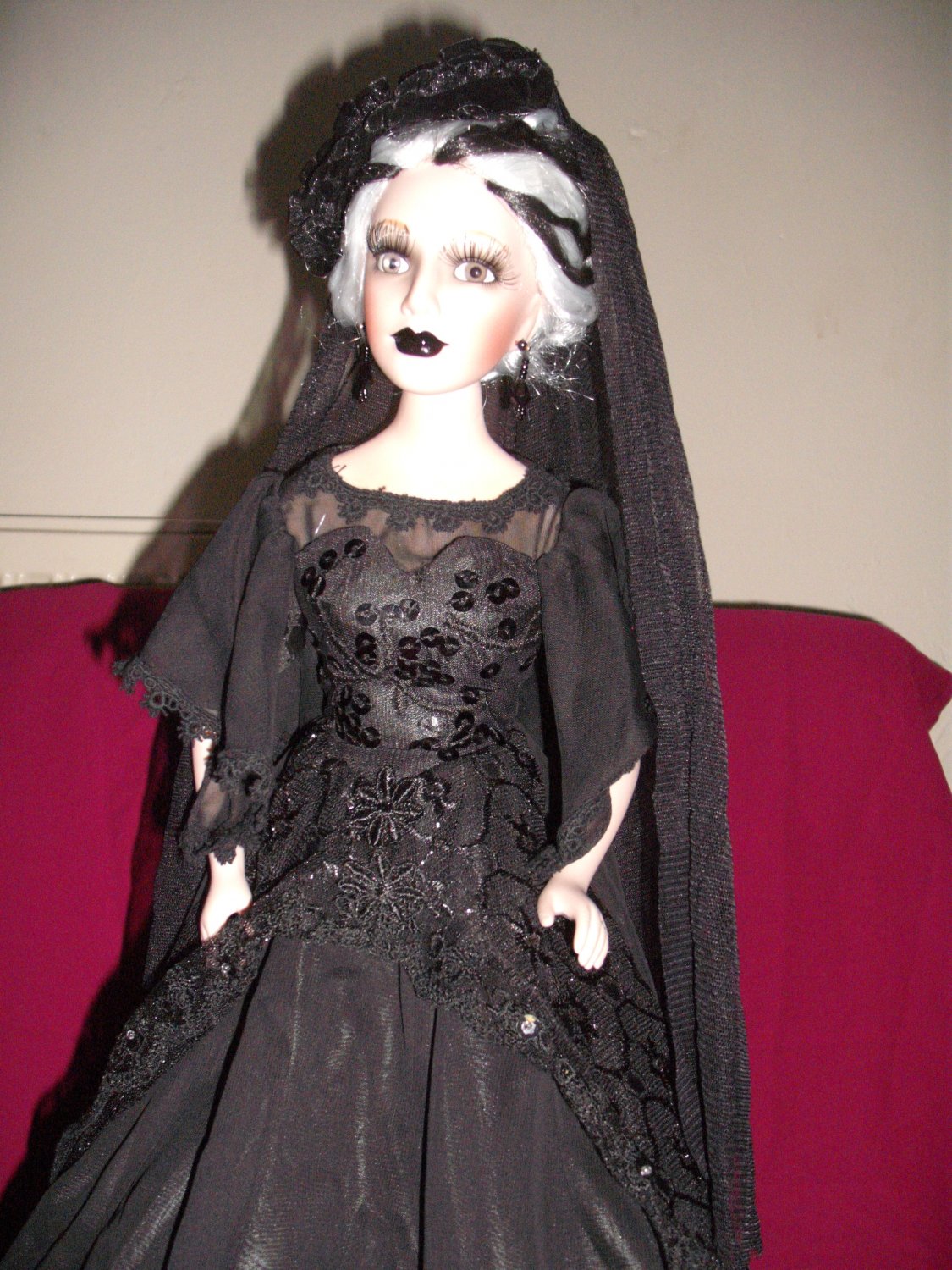 Ceramic 19inch Gothic Doll from Vixens of the Underworld