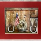 Photograph - Rural American Flag