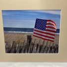 Photograph - American Flag at the Beach