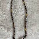 Stone and Silver Bead Necklace