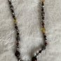 Stone and Silver Bead Necklace