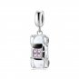 European S925 Sterling Silver Creative Car Bus Series Enamel Charm Fit Bracelet