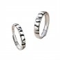 Original S925 Sterling Silver Tiger Pattern Couple Open Ring For Women And Men