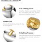 Fine European S925 Sterling Silver DIY Charm Gold Money Bag For Women Bracelet