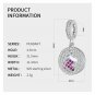 European S925 Sterling Silver DIY Charm Enamel Pave CZ Lucky socks For Bracelet