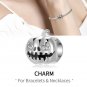 European 925 Sterling Silver DIY Charm CZ Pumpkin s Halloween For Women Bracelet