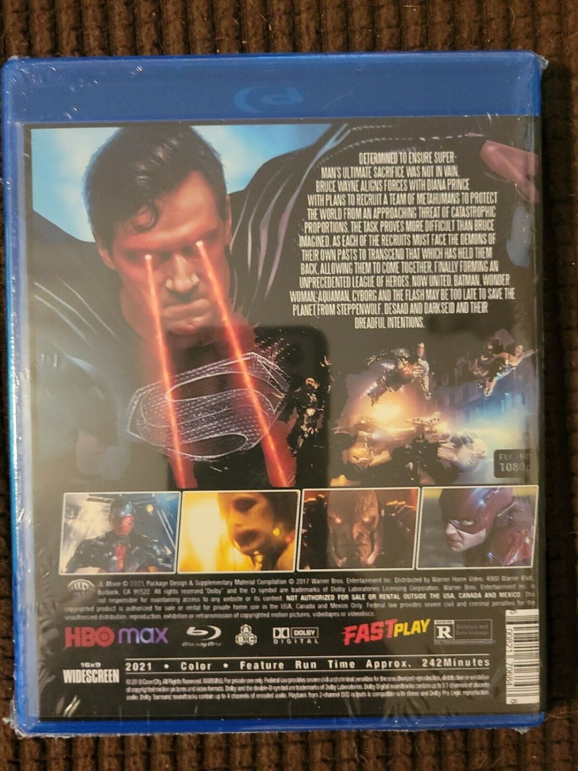 Zack Snyder's Justice League (2 Disc Blu-ray Set, Read Description)