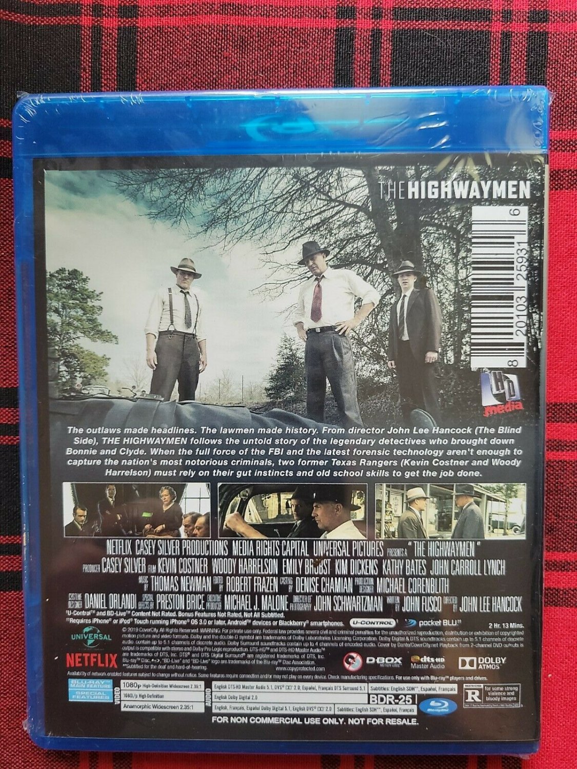 The Highwaymen (Blu-ray) 2019 Biographical Drama