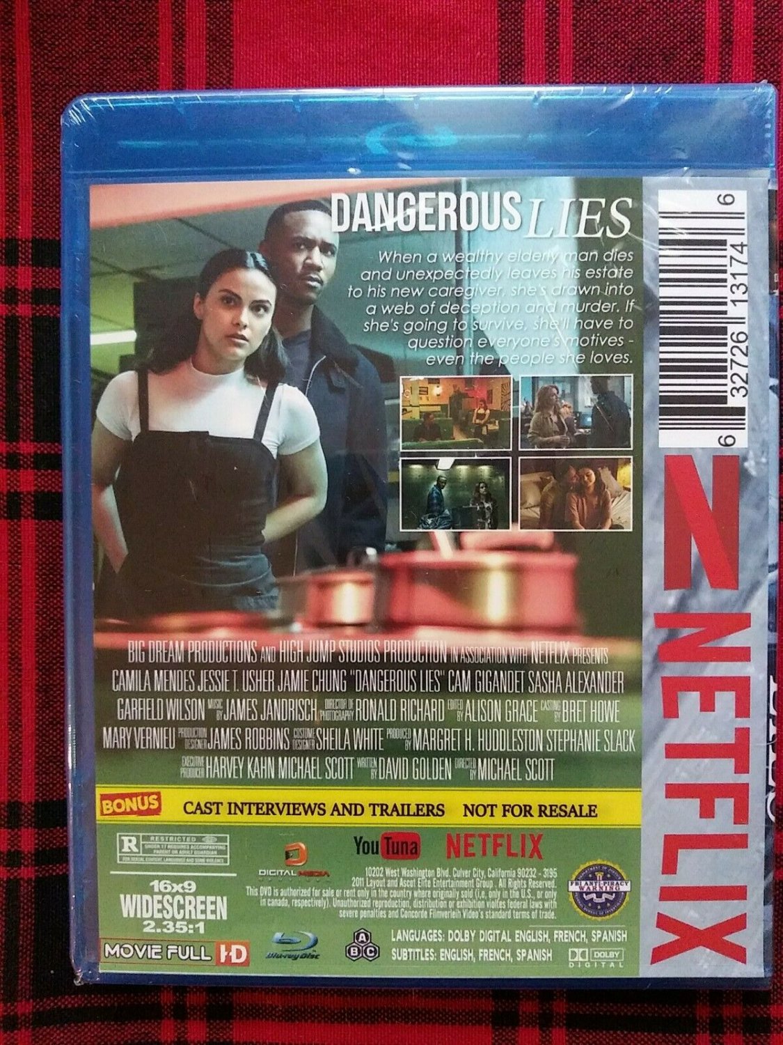 Dangerous Lies Blu Ray 2020 Thriller