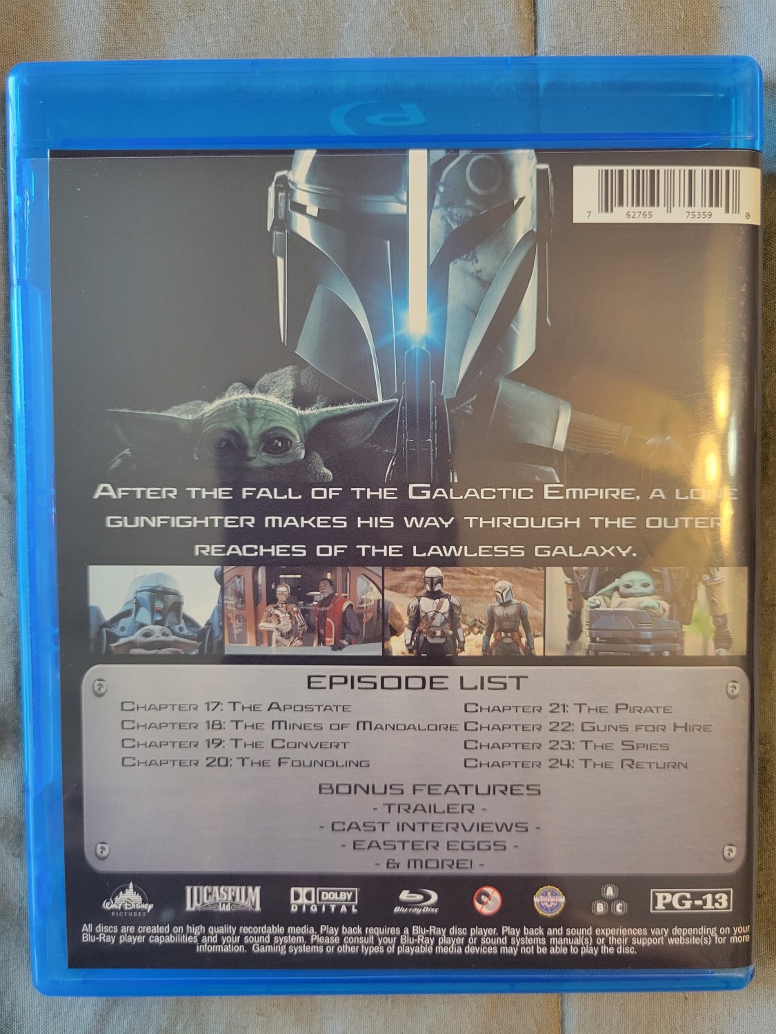 The Mandalorian Complete Season 3 (Three Disc Bluray Set) 2023 TV Series