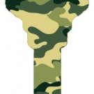 Camouflage image SC1 Schlage house key blank.