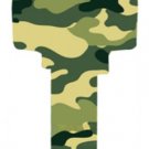 Key Blanks. Camouflage image WR5 Weiser house key blank.